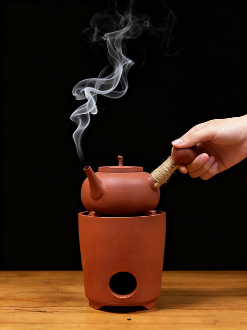 潮州炭炉纯手工窑变炉手工壶功夫茶炭火水煮茶炉