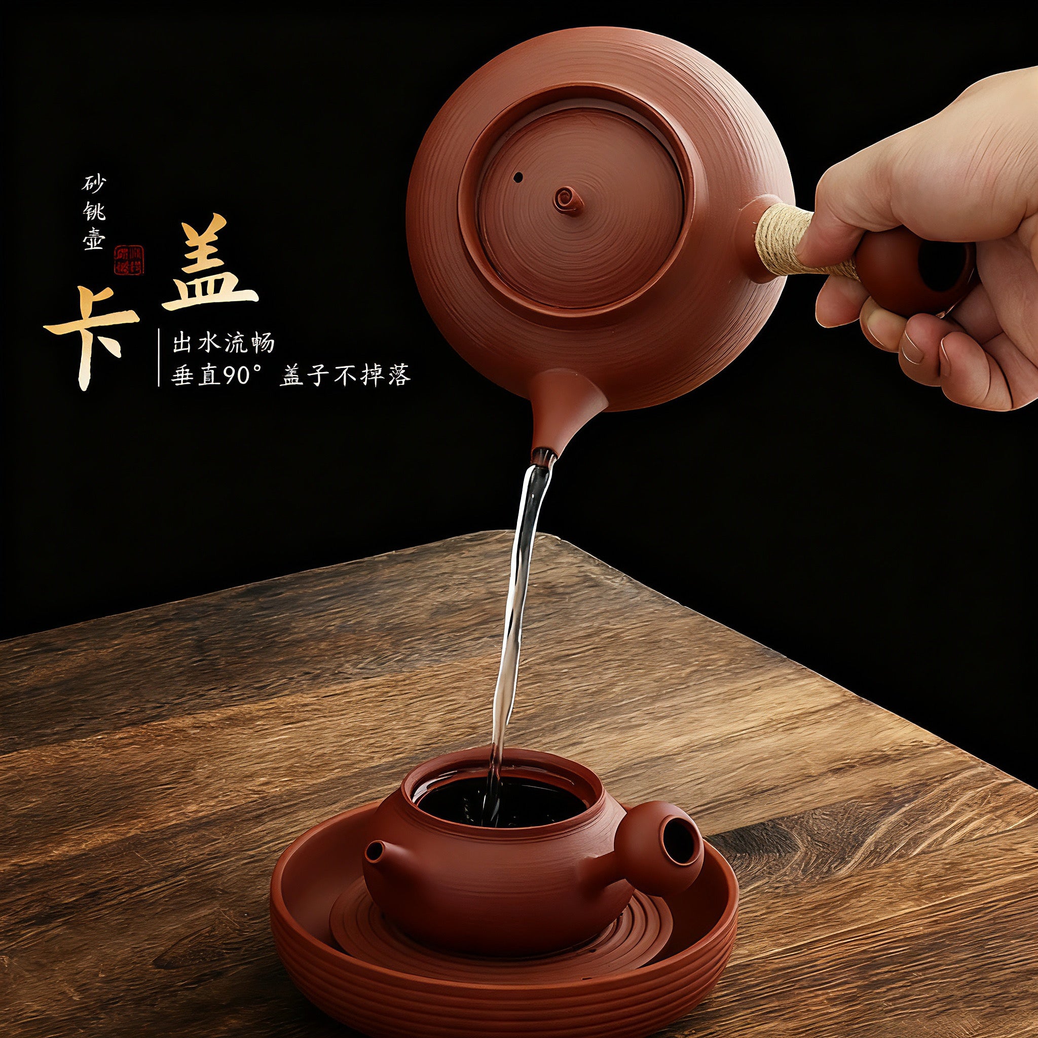 潮州炭炉纯手工窑变炉手工壶功夫茶炭火水煮茶炉